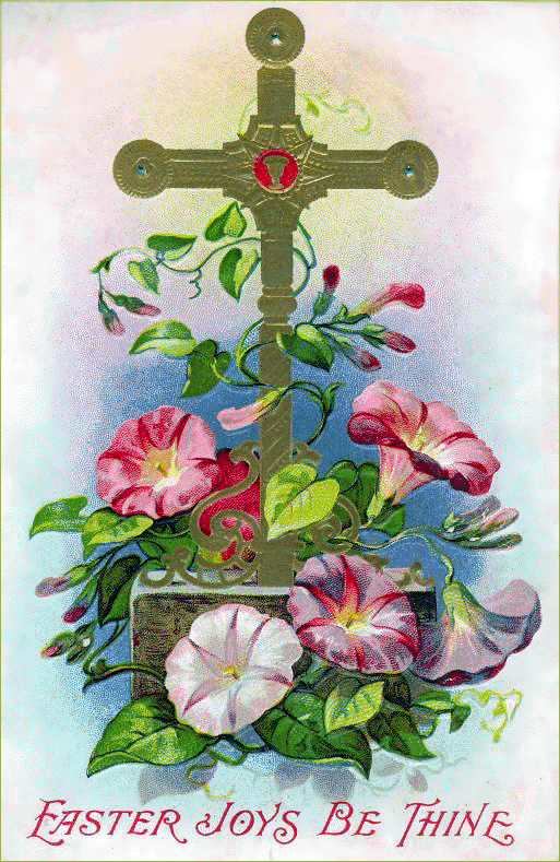 Victorian Easter Greeting Card