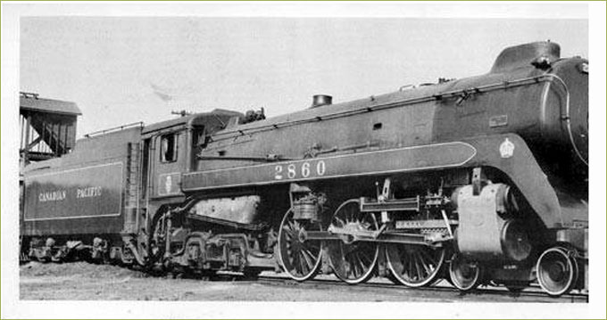  C.P.R. railroad locomotive #2860, c. 1900