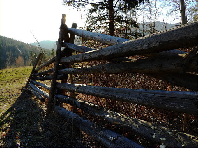 Lind Creek Road on Trans Canada Trail