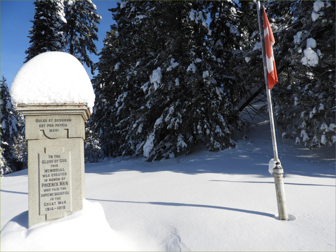 Cenotaph at Phoenix,  First World War