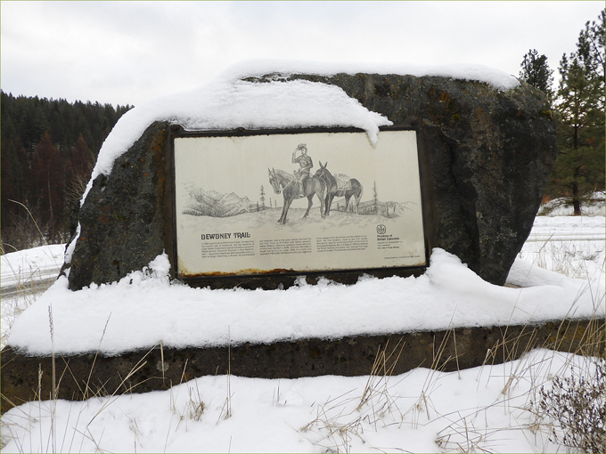 Stop of Interest at Boundary Falls, Dewdney Trail