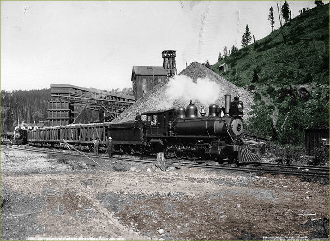 Trains at Mother Lode