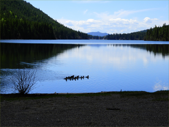 Jewel Lake at the Provincial Campground