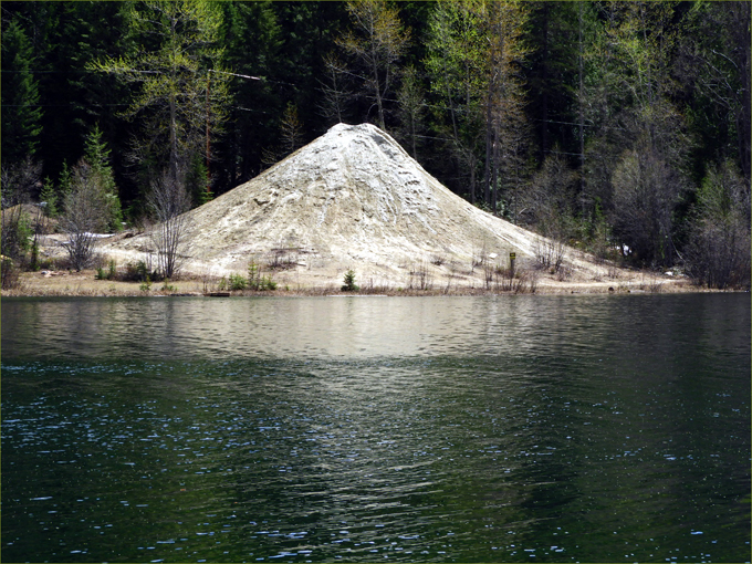 Jewel Lake waste pile