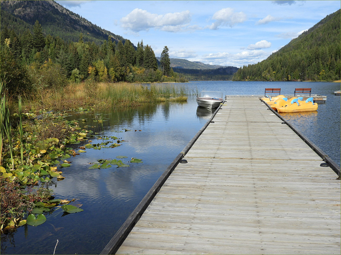 Jewel Lake from the Resort